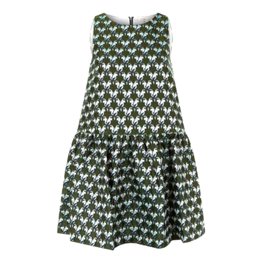 Maje Rower Parrots Mini Dress